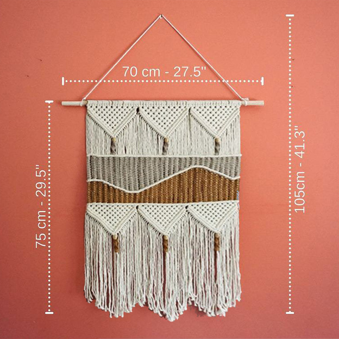 Bohemian Macrame Wall Tapestry Bowlift
