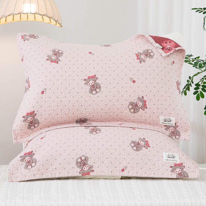 Women's pillowcase with modern checkered pattern Bowlift