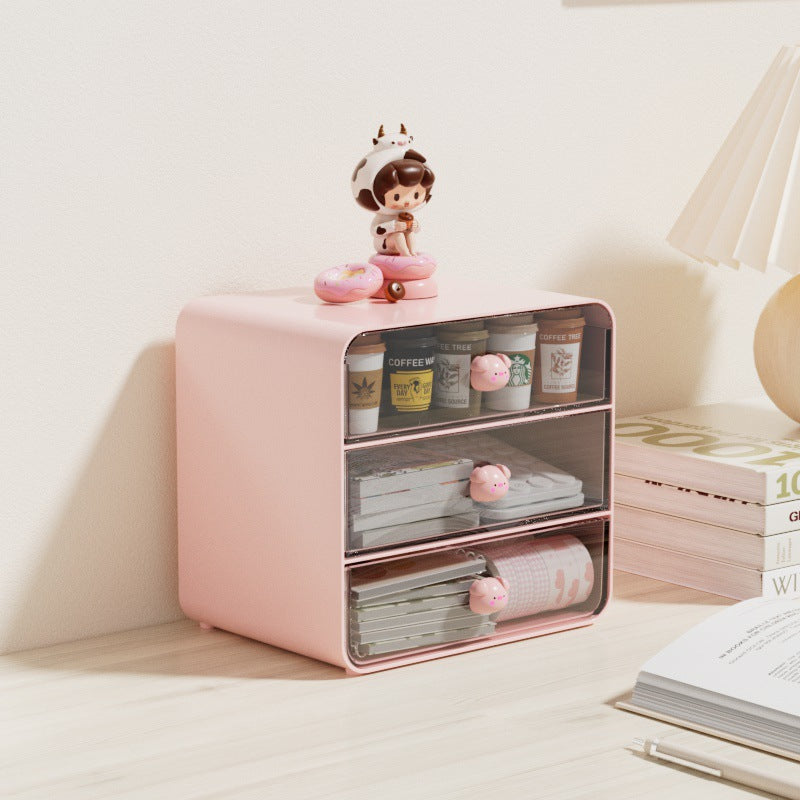 Modern Multi-Drawer Desktop Storage Organizer Bowlift