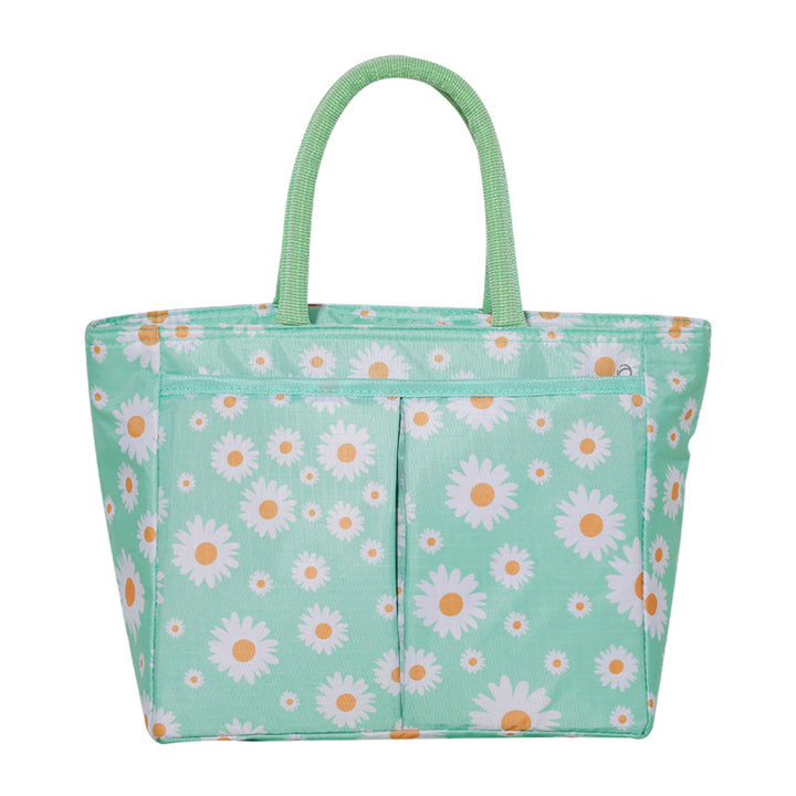 Stylish Floral Print Tote Bag Bowlift
