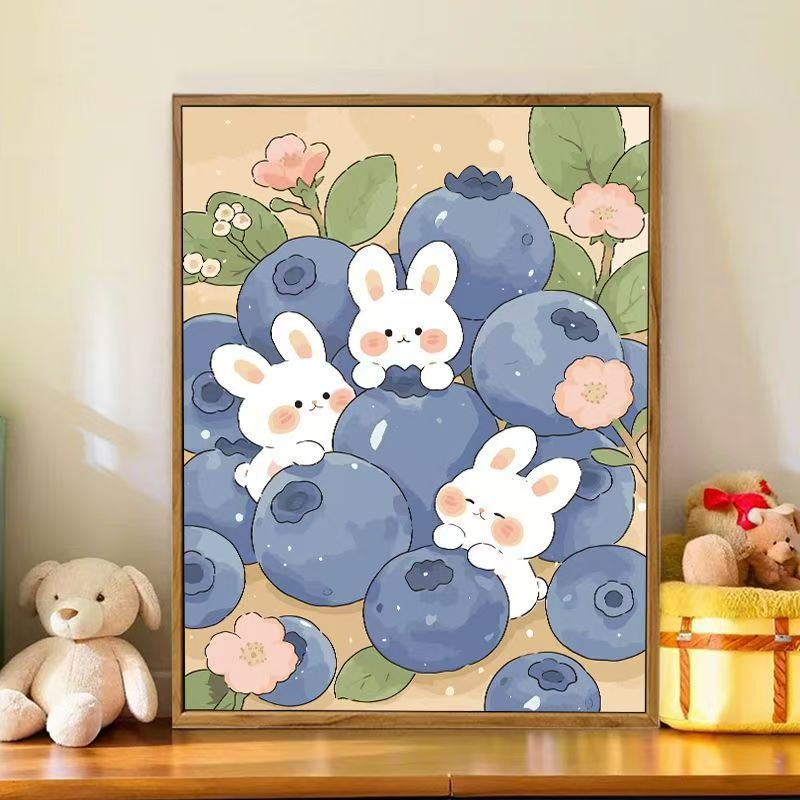 Playful Bunny-Themed Wall Art Bowlift