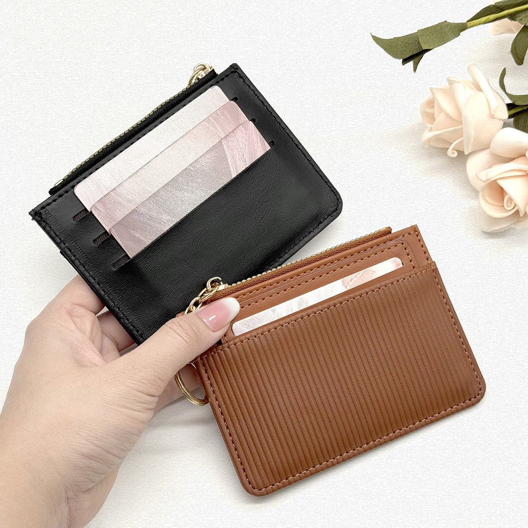 Minimalist Zippered Card Holder
