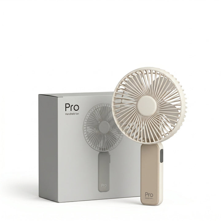 Compact Rechargeable Handheld Fan Bowlift