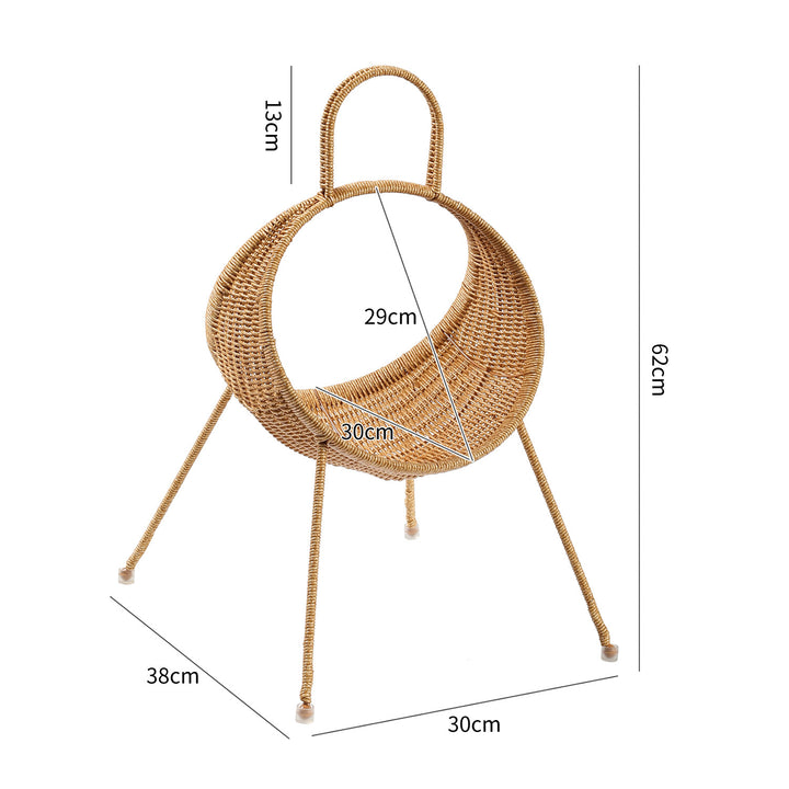 Unisex design basket with curved shape and ergonomic carry handle Bowlift