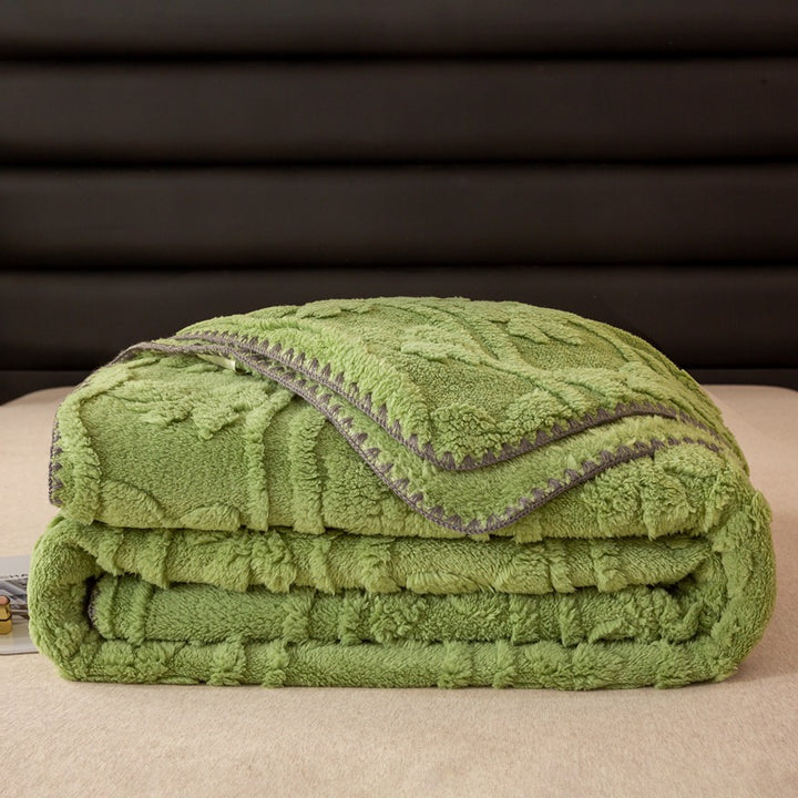 Ladies Cozy and Soft Blanket with Floral Pattern Bowlift