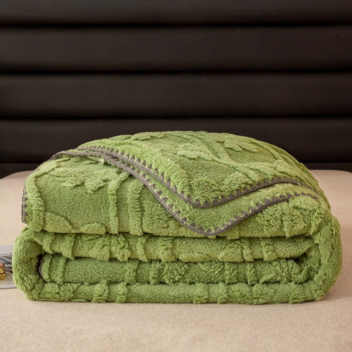 Ladies Cozy and Soft Blanket with Floral Pattern Bowlift