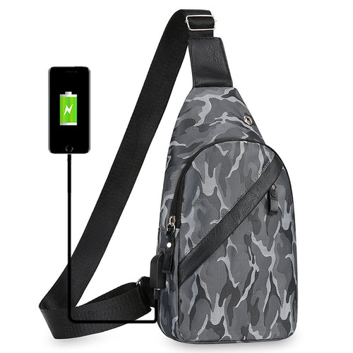 Stylish Camouflage Sling Bag Bowlift
