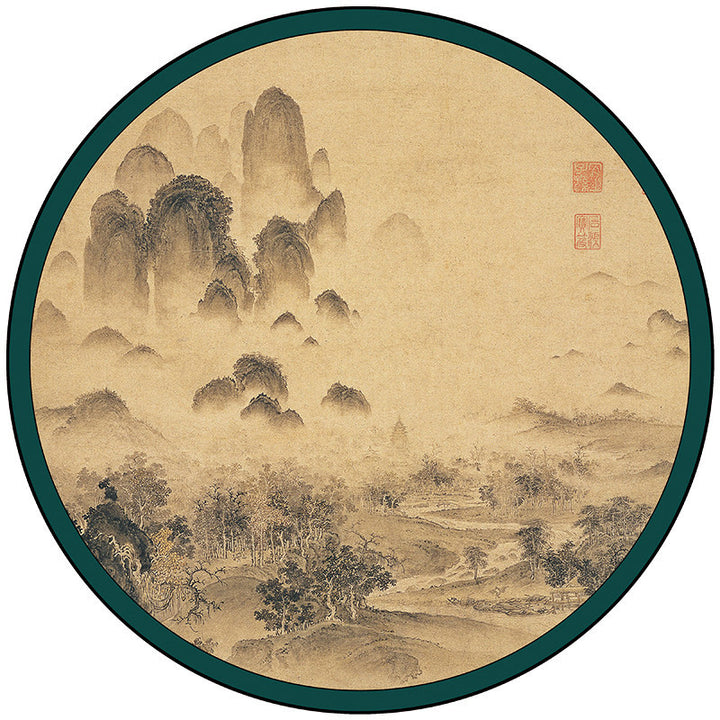 Artistic Round Table Mat