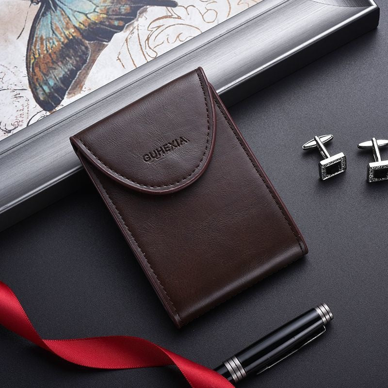 Premium Leather Card Holder Bowlift