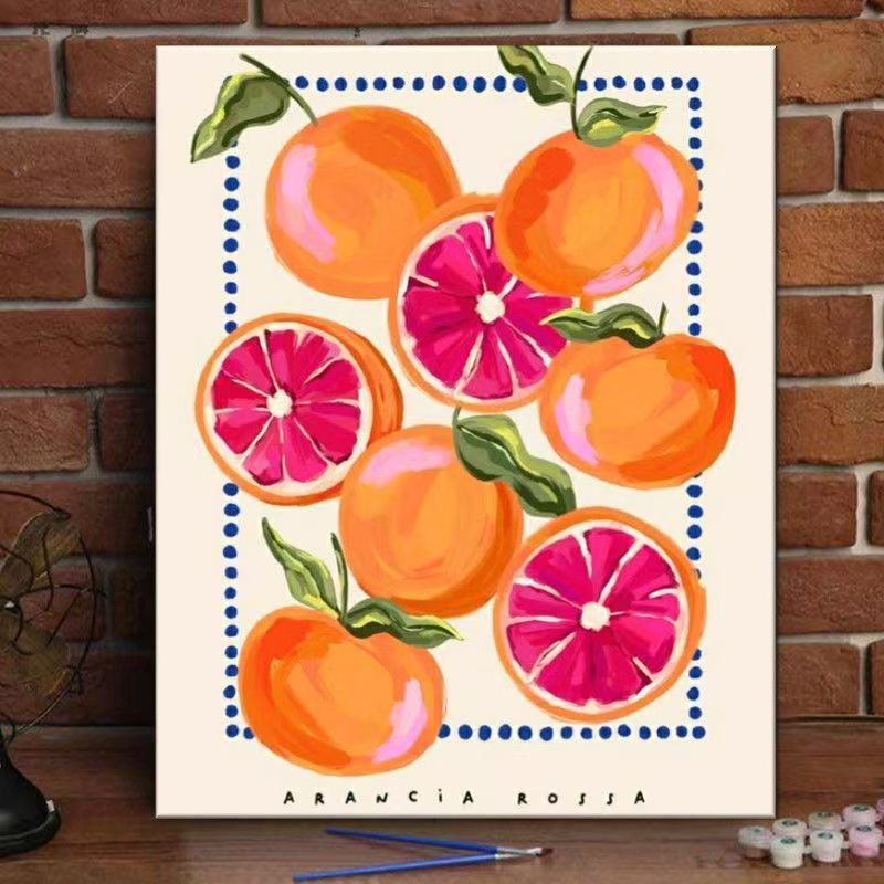 Peach Blossom Decorative Canvas Art Print Bowlift