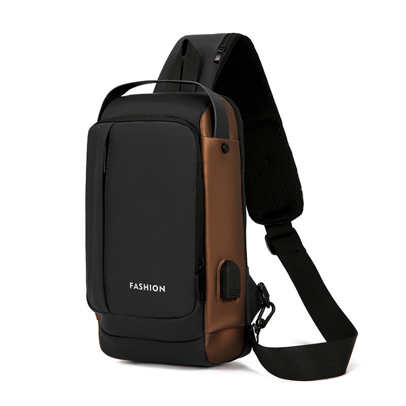 Compact Water-Resistant Sling Backpack Bowlift