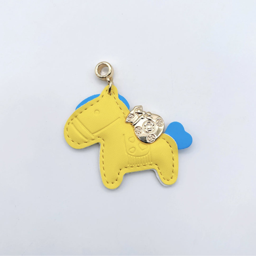 Animal-Shaped Leather Keychain Bowlift