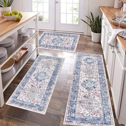 Vintage-Inspired Kitchen Runner Mat