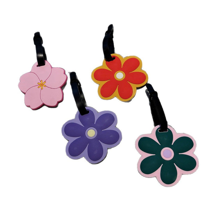 Floral-Themed Travel Luggage Tag Bowlift