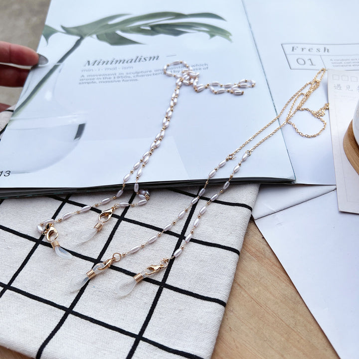 Elegant Pearl-Linked Eyewear Chain Bowlift 1786692183