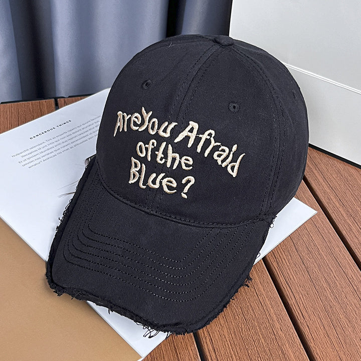 Women's Vintage-Inspired Embroidered Cap Bowlift