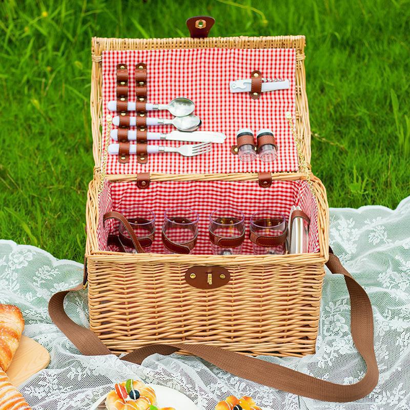 Handcrafted Wicker Storage Box Bowlift