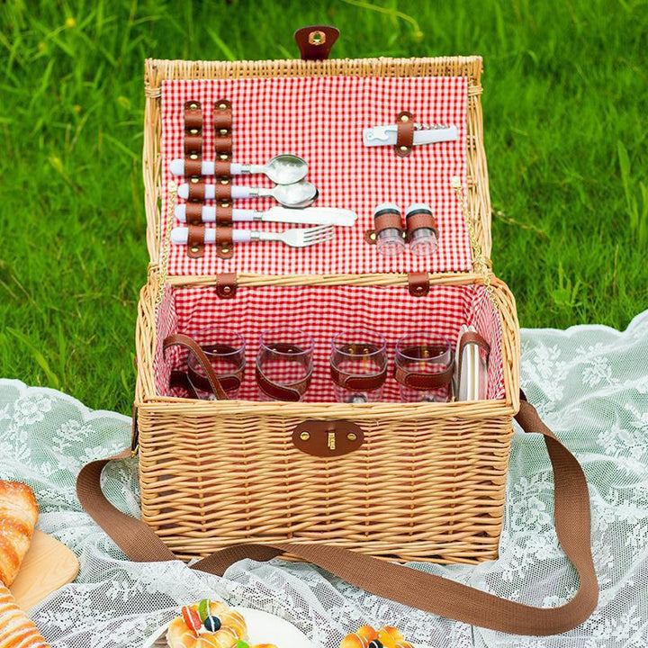 Handcrafted Wicker Storage Box Bowlift