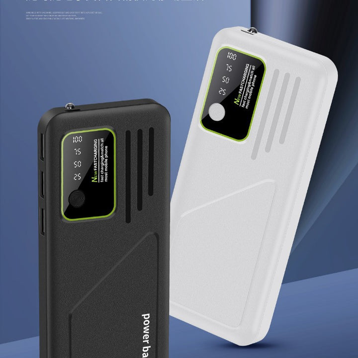 Portable power bank with digital charging display and intelligent fast charging Bowlift