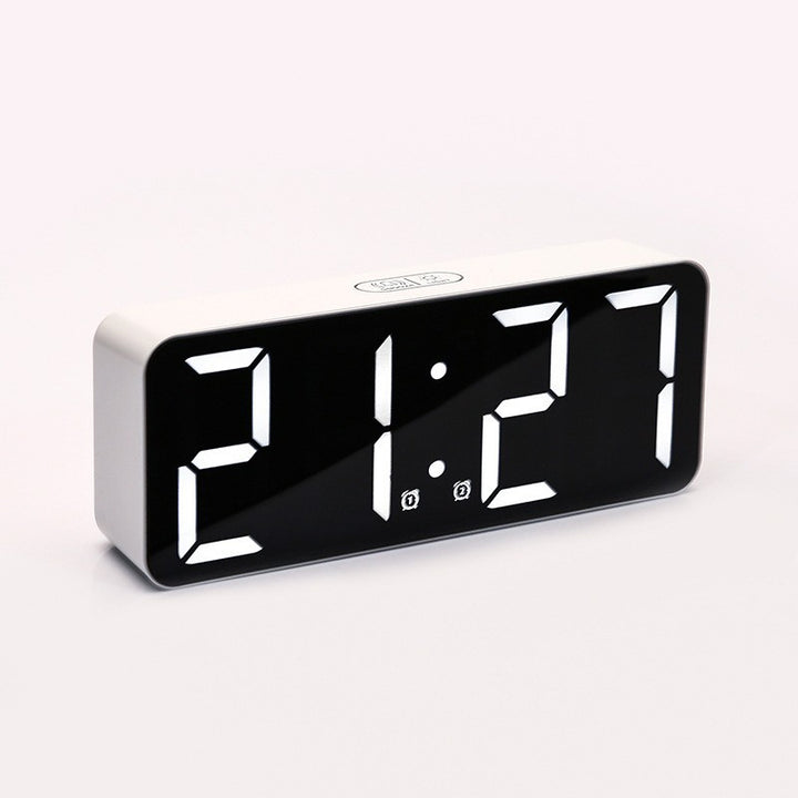 Digital Clock with Large LED Display and Multifunctional Settings Bowlift