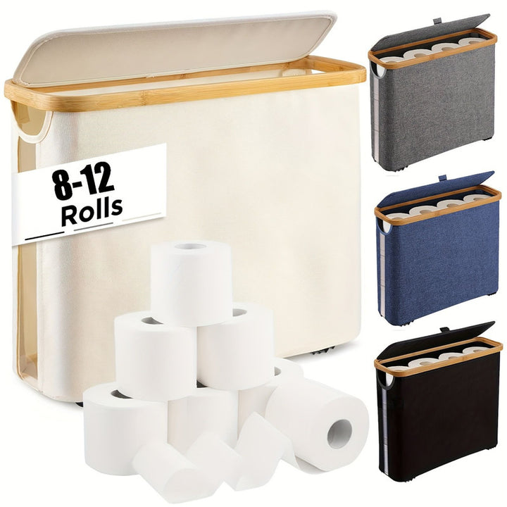 Sustainable recycling organizer with bamboo lid Bowlift
