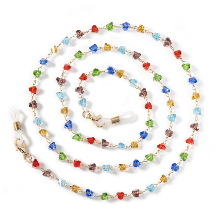 Chic Geometric Beaded Eyewear Holder Bowlift