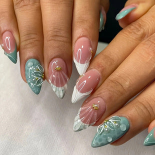 Elegant Gel Nail Art Extensions Bowlift