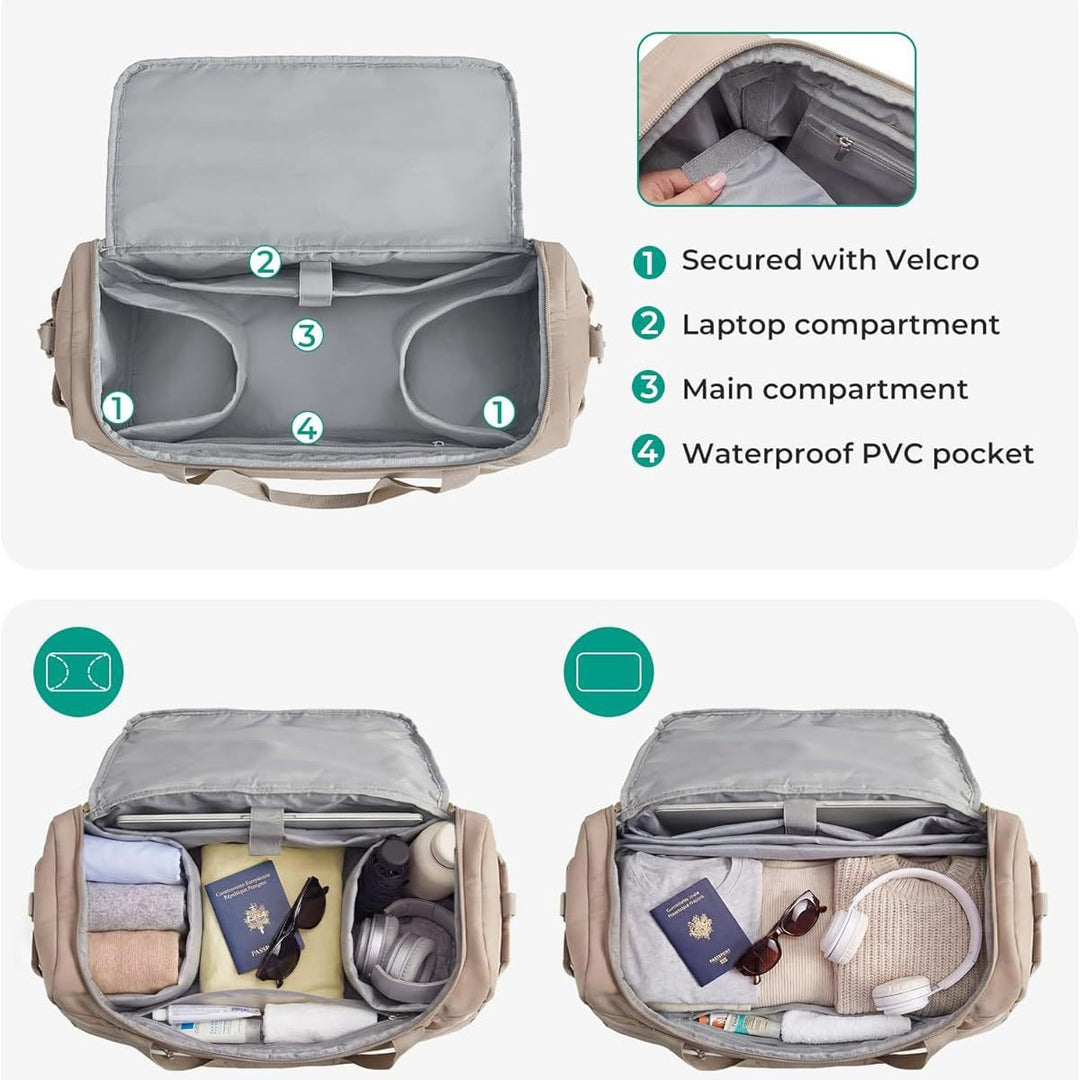 Versatile Weekender Travel Duffle Bag Bowlift