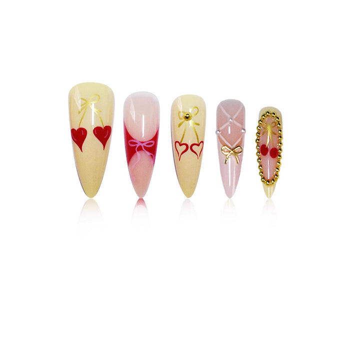 Decorative Glam Nail Art Extensions Bowlift