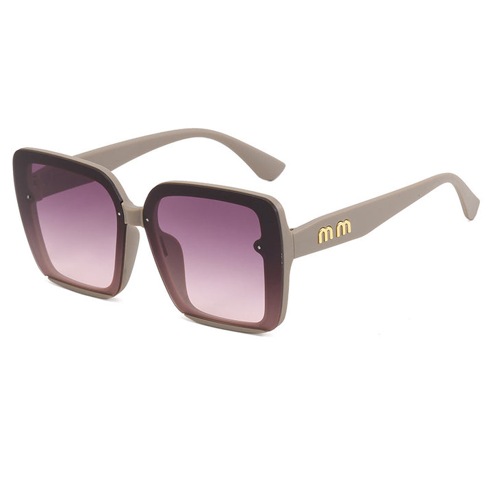 Women's fashionable square sunglasses with gradient lenses Bowlift