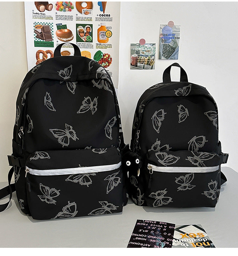 Stylish Butterfly Patterned Backpack