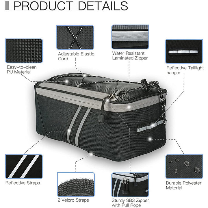 Bike bag with insulated function and elastic fastening system Bowlift