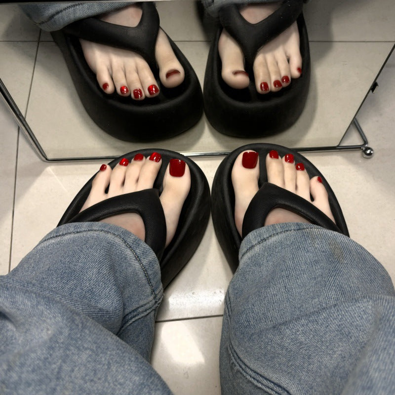 Premium Press-On Toenails Set Bowlift