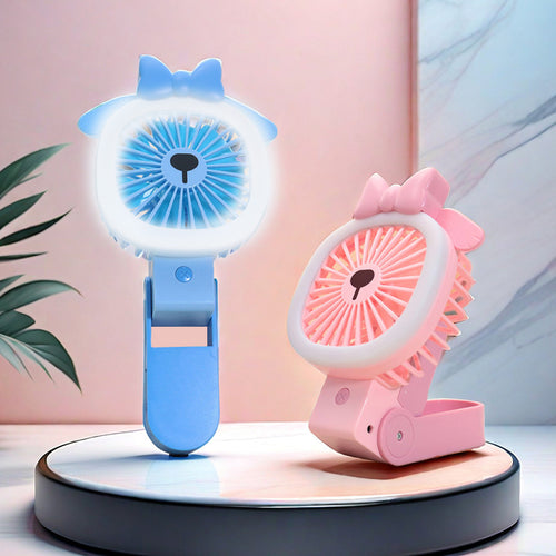 Women's Portable Design Fan with USB Connection Bowlift