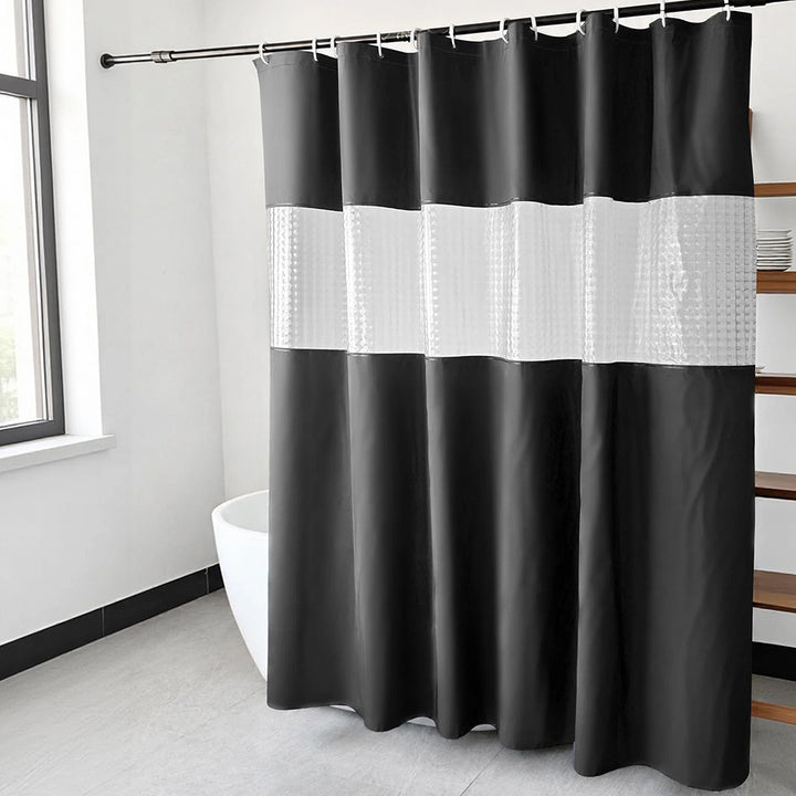 Premium Waterproof Shower Curtain Bowlift