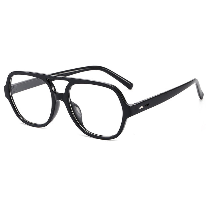 Women square glasses with clear frame and trendy design Bowlift