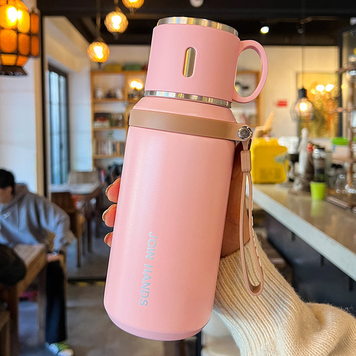Women's Insulated Water Bottle with Practical Leak Protection Bowlift