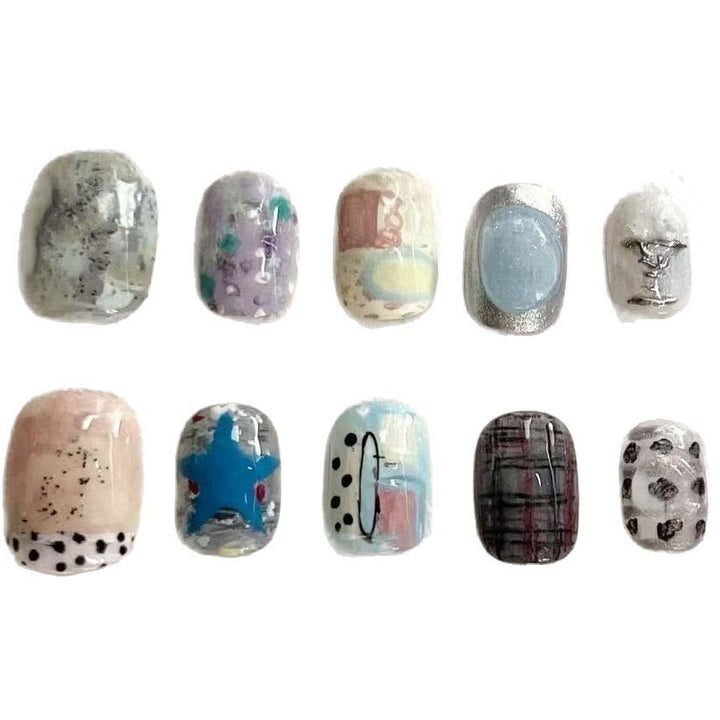 Artistic Press-On Nail Art Collection Bowlift