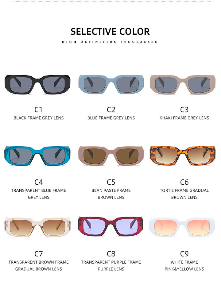 Women’s square designer sunglasses with modern accented frame Bowlift