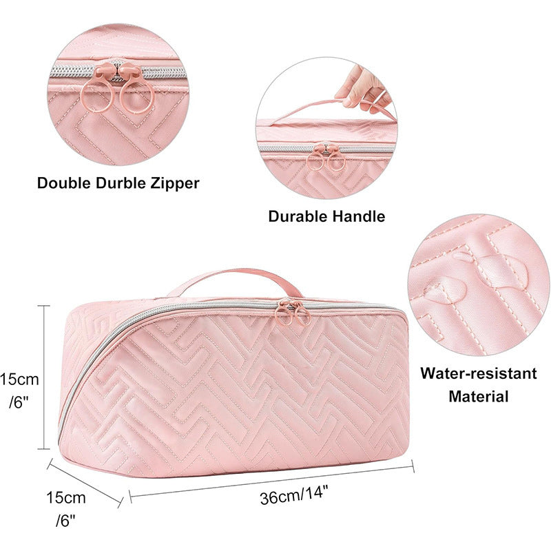 Cosmetic Organizer Bag with Structured Design Bowlift
