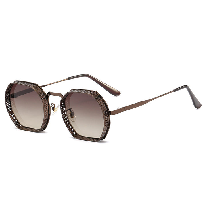 Women’s sunglasses with unique octagonal metal frame Bowlift