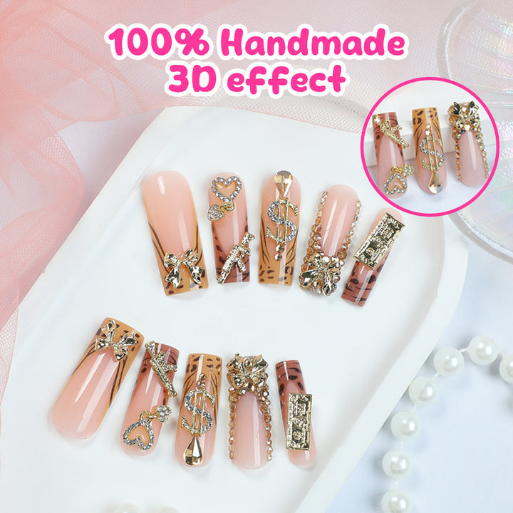 Nail art set with elegant decor and glitter Bowlift