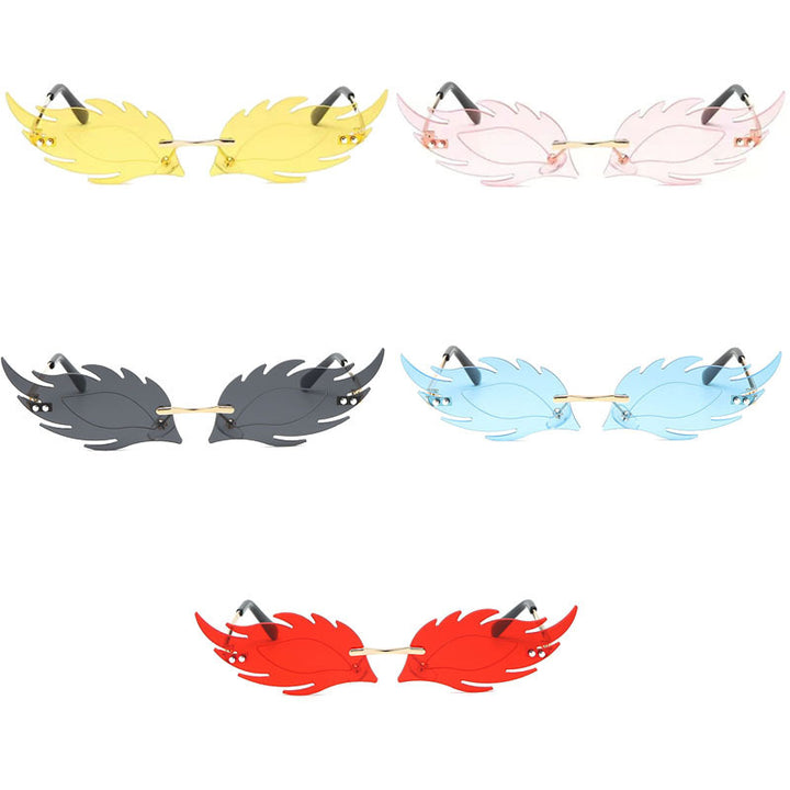 Fashion Statement Leaf Design Sunglasses Bowlift