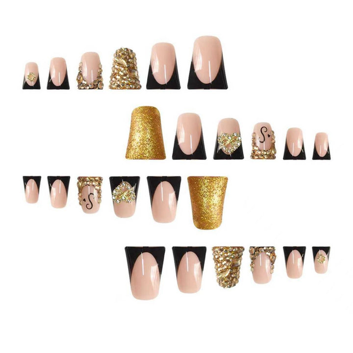 Luxury Rhinestone Nail Enhancements Bowlift
