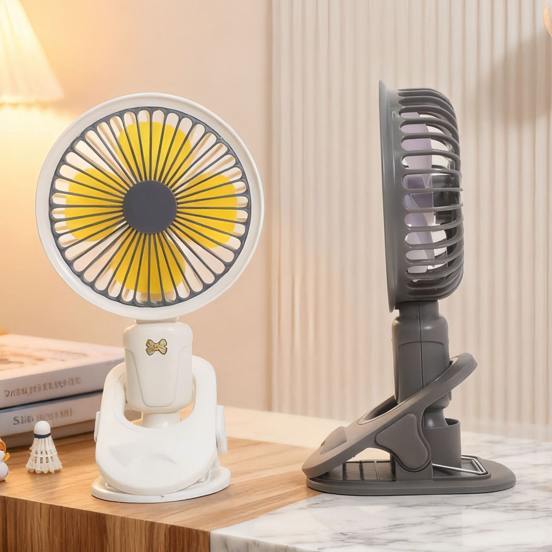 Women Portable Table Fan with Flexible Stand Bowlift