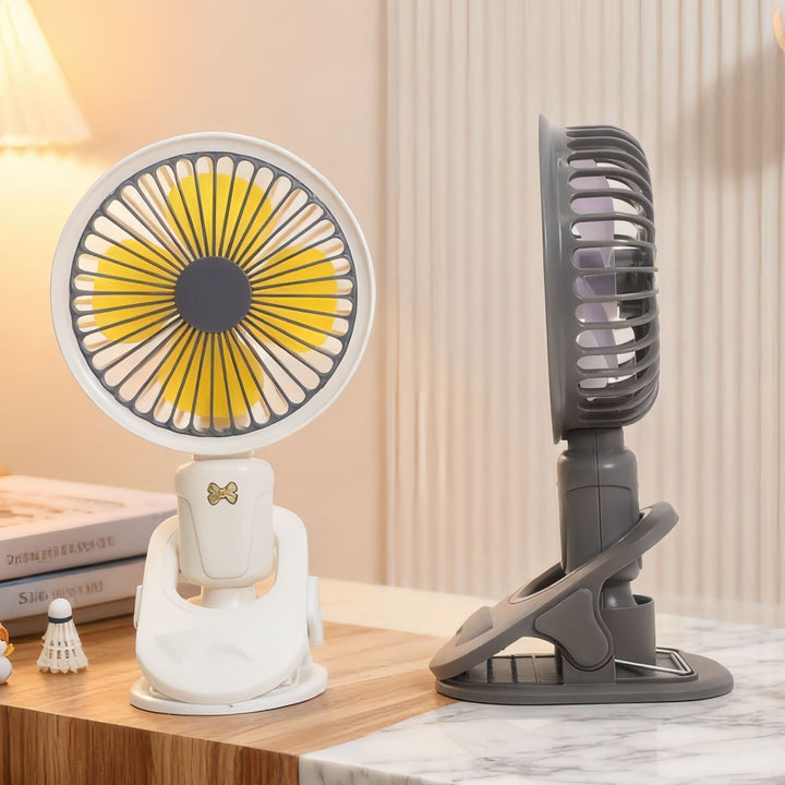 Women Portable Table Fan with Flexible Stand Bowlift
