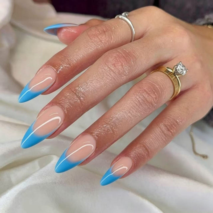 Stylish Color Gradient Artificial Nails Bowlift