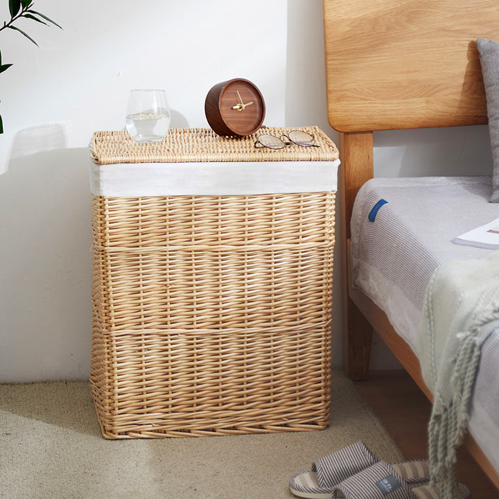 Stylish Woven Laundry Hamper Bowlift