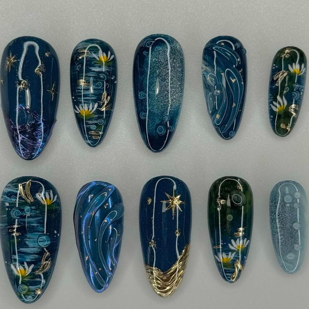 Thematic Artisan Press-On Nail Set Bowlift