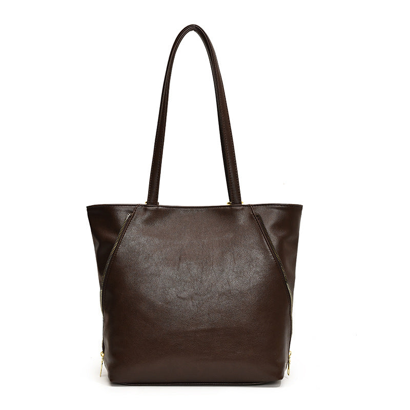 Elegant Faux Leather Tote Bag Bowlift